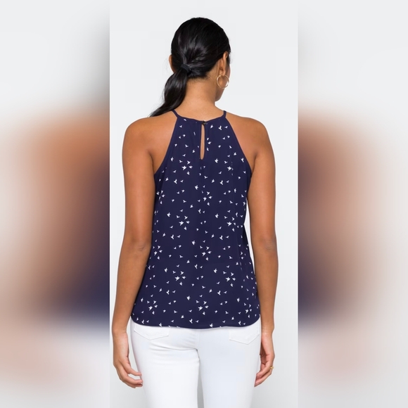 Papermoon- Navy Blue Halter Neck Women's Top **NWOT** - Picture 3 of 11